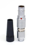 Push Pull Self Lock Circular Connector 0B 7 Pin Plug For Aviation And Industrial Electronics Cameras And Test Gear High Density Mounting Saves Space And Supports 2 3 4 5 6 7 And 9 Pin Options With 180 Combinations, metal