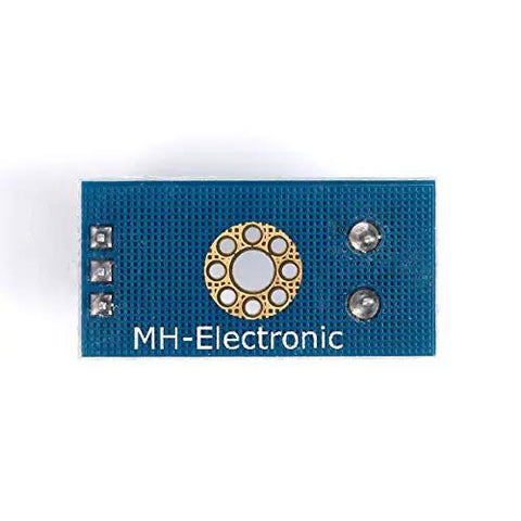 Solid Build 10 Pack DC 0 To 25V Voltage Detection Sensor Module, Analog Voltage Divider Board with connector pins and mounting holes.
