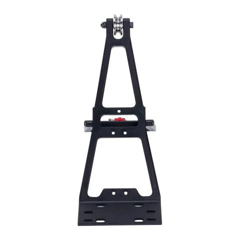 Front view of Rescue Tow Truck Wrecker Kit DIY Tool For One Tenth Scale RC Crawlers Featuring CNC Machined Aluminum Alloy Anodized Finish