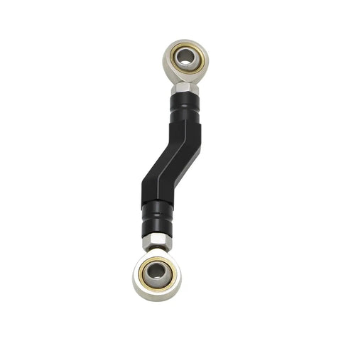Adjustable Mid Control Rear Brake Shift Lever Linkage For 2018 To 2024 Harley Softail M8 Low Rider S Street Bob FXBBS FXST FXLRS FXLRST FXRST Standard CNC Machined Aluminum With Stainless Heim Joints For Smooth Shifts. black adjustable rear shift linkage with stainless Heim joints