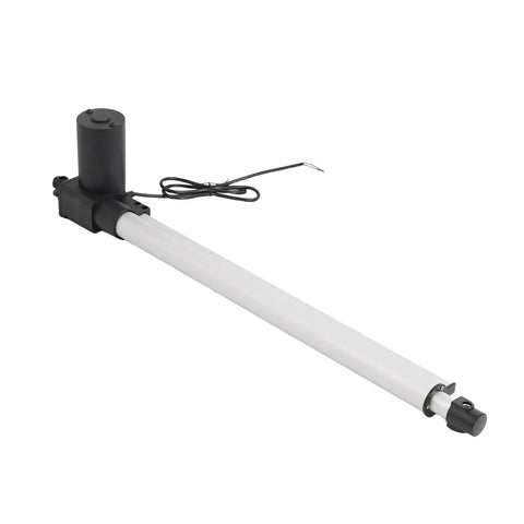 Stroke Actuator With 500mm Stroke Length And 6000N Pulling Force, Front And Rear Limit Switches, white body