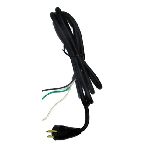 Heavy Duty Replacement Power Cord 2 Pack Fits Porter Cable 839549 Black And Decker 690LRP, 3-prong black cable with wires.