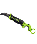 BrushBlade Lineman Knife With Dual Function Cutting Blade And Built In Wire Brush Heavy Duty Pro Grade Utility Tool