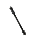 Heavy Duty Bike Rear Hub Axle 175mm 6.89 Inch Three Eighths Inch 26 TPI Conical Lock Nut Kit High Strength Steel Electroplated