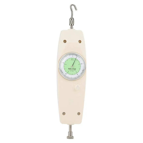 200N Push Pull Force Gauge Dynamometer Kit Analog Dial Meter Handy for Mechanical Force Testing NK 200 Style Push Pull Tester Durable ABS Shell Easy Read Tension and Compression Meter, ABS body