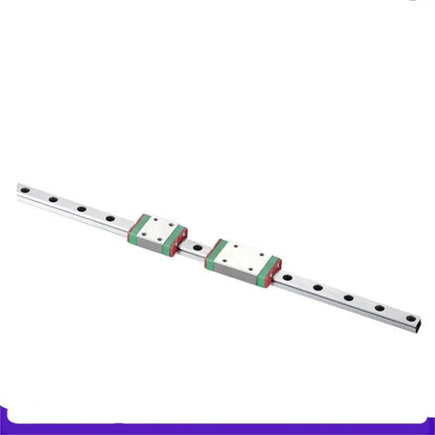 Rock Solid Linear Rail System For CNC And 3D Printers With MGN Guide Blocks, 100mm To 1000mm Lengths, Hardened Steel shown.