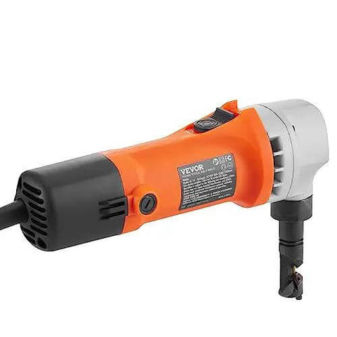 Heavy Duty Sheet Metal Nibbler 550W Electric Cutter with 360 Degree Rotation and 2200 RPM for Pro Grade Auto Repair and DIY Projects
