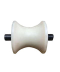 Sliding Door Track Roller For U Shaped Tracks Durable Nylon Wheel Heavy Duty Roller With Mounting Plate Inverted Truck Hardware