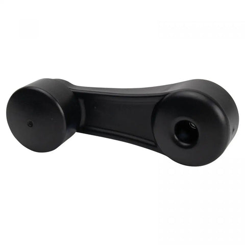 Heavy Duty Black Crank Window Handle Set For Kenworth T300 And T600 Trucks 2005 To 2007 Front Left Right Textured Manual Regulator Knobs With Two Piece Kit Built Tough For Rugged Use, black two-piece manual window crank knob