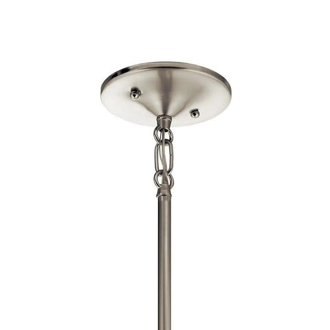 Ceiling mount of Aubrey 12.75 Inch One Light LED Mini Pendant With Satin Etched Cased Opal Glass In Olde Bronze Finish