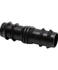10 Pack Drip Irrigation Barbed Coupling Fittings Kit For 1 Inch Tubing 25mm OD And 0.75 Inch ID Barbed Connectors Black