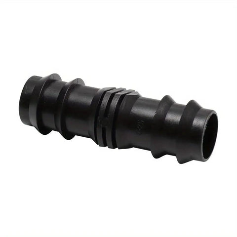 10 Pack Drip Irrigation Barbed Coupling Fittings Kit For 1 Inch Tubing 25mm OD And 0.75 Inch ID Barbed Connectors Black