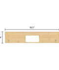 Effortless Hassle Free Four And A Half Inch Pocket Door Hinge Template With One Quarter Radius Corners Precise Router Jig Big Horn 70162