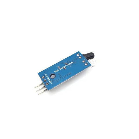 Smart Car Robot Reflective Photoelectric IR Obstacle Avoidance Sensor Module 3 Pin Output for Arduino Raspberry Pi DIY Robots High Precision Front Obstacle Detection with Green Indicator blue PCB with 3-pin header