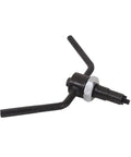 Heavy Duty Motorcycle Crankshaft Alignment Tool Engine Turning Bar With Solid Knurled Grip, steel with ergonomic handles for bike repair.