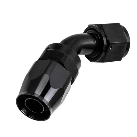 Sturdy Nylon Braided Fuel Hose Line 10AN AN10 Plus Black Swivel Fitting Kit For Ethanol E85 Diesel Racing And High Pressure Injection Systems That Are Built To Last. Black 90-degree AN10 swivel hose fitting