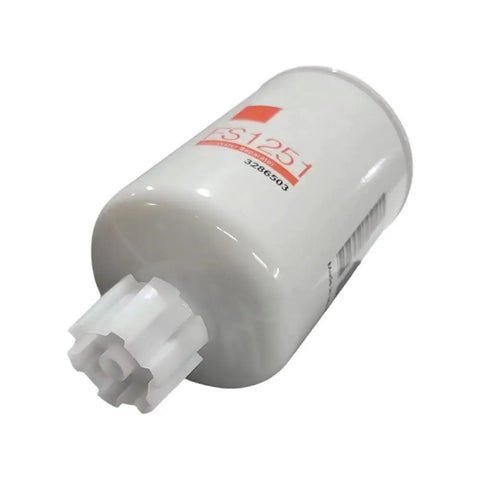 Fs1251 Coolant Filter 72515734 A4027606 Spin-On Water Separator with white steel housing for efficient rust, sand, and sediment removal.