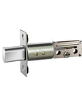Top Tier Smart Door Lock With Waterproof Keypad And App Remote Access shaft lock mechanism with stainless steel finish.
