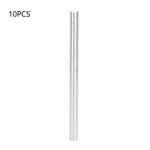 M8 X 100mm Zinc Plated Fully Threaded Rods 10 Piece Industrial Stud Kit for CNC Frames T Slot Systems and Sliding Slots