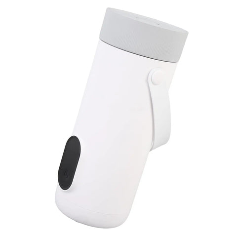 Grab And Go Travel Electric Kettle 350ml Cordless fast boiling hot water maker in sleek white design for outdoor use.