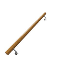 Sturdy Solid Wood Stair Handrail With Killer Anti Slip Hold And No Sweat Install For Indoor Stairs Balconies And Walkways, solid wood handrail with mounts.
