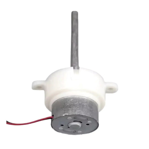 Geared DC Motor for DIY Projects 3V 10RPM and 6V 21RPM with 65mm output shaft, quiet running low noise, high stability.