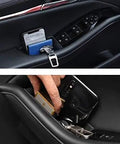 Door Handle Organizer Tray For Mazda 3 2019 To 2025 And CX 30 2020 To 2025 Front Row Driver Side Storage with items