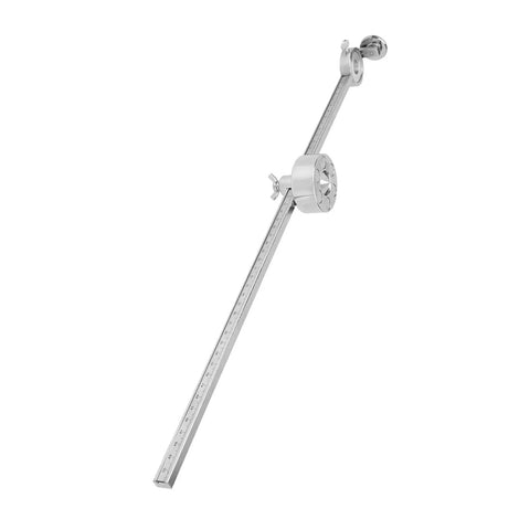 Heavy Duty Stainless Steel Welding Torch Compass Roller Guide With Built-In Scale For Cutting Gauge, 50cm length, precise circle cutter.