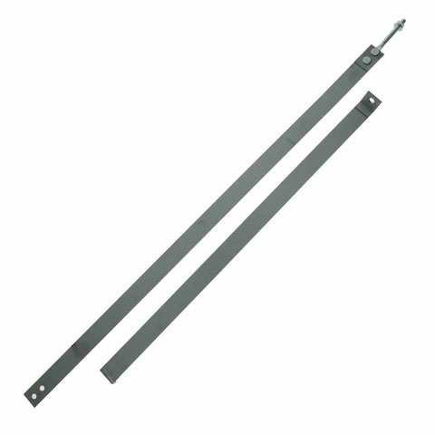 Fuel Tank And Strap Kit For Gas Tank Replacement Compatible With 1997 2002 Chevrolet S10 GMC Sonoma And 1996 2000 Isuzu Hombre Direct Fit With Included Strap Set shown with strap set.