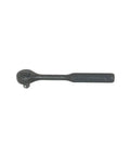 Three Eighths Inch Drive Knurled Steel Grip Ratchet With Seven Inch Handle Rugged Hand Tool for Auto Repair and DIY Projects