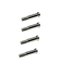 Top Notch Replacement Temple Screws For Wayfarer RB2140 Sunglasses, silver screws set of 4 for hinge restoration.