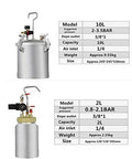 Hustle Friendly 10L Pneumatic Paint Pressure Pot With Upgraded Spray Gun for smooth application, featuring a 10L capacity and chrome build.