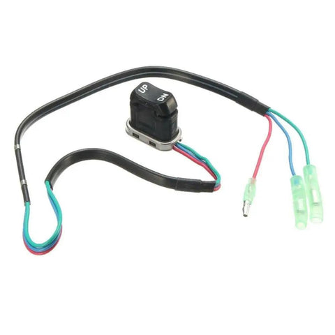 Power Trim And Tilt Switch For Johnson Evinrude Outboard Motors Direct Replacement For OEM 703 82563 01 00 And 703 82563 02 00 Black Plastic Marine Switch With 20.28 Inch Cable