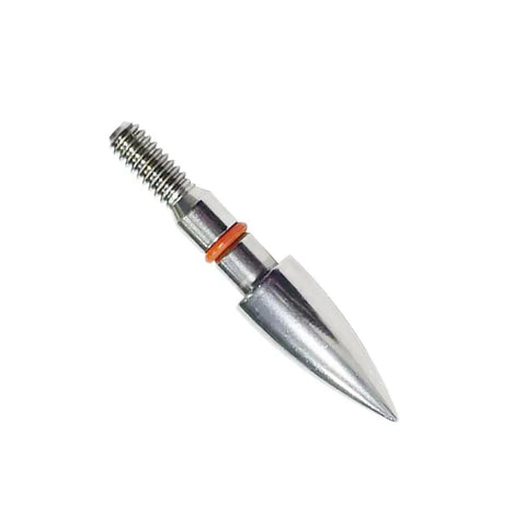100 Grain Screw In Archery Field Points Arrowheads Five Sixteenth Inch Stainless Steel CNC Lathe Crafted High Precision Target Practice Pack Of 12