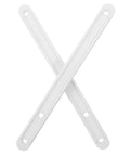 Two Piece 180mm Drawer Slide Rails For Cabinets And Dressers Side Mount Drawer Glides With White Metal Glide Track