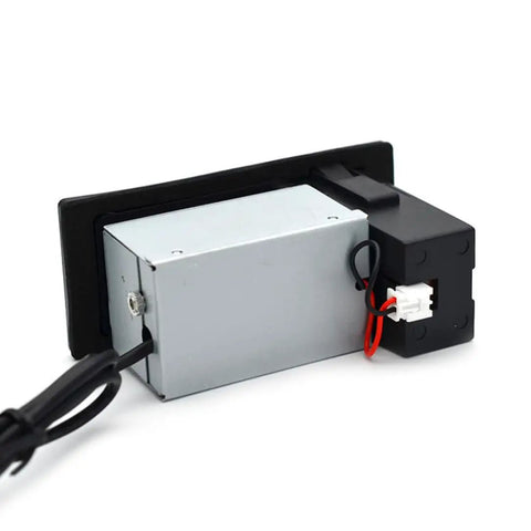 Acoustic Guitar Pickup With 3 Band EQ 505R Preamp And Piezo Transducer Black Folk Guitar Pickup back view showing wiring