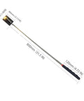 Telescoping LED Lighted Inspection Mirror With 360 Degree Swivel And Flexible Reach For Tight Spots Extra Bright View