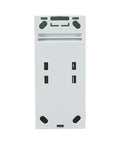 Front view of Door Release Push To Exit Button, Surface Mounted, Resettable NO/COM Switch For Access Control, 89mm By 40mm Panel.