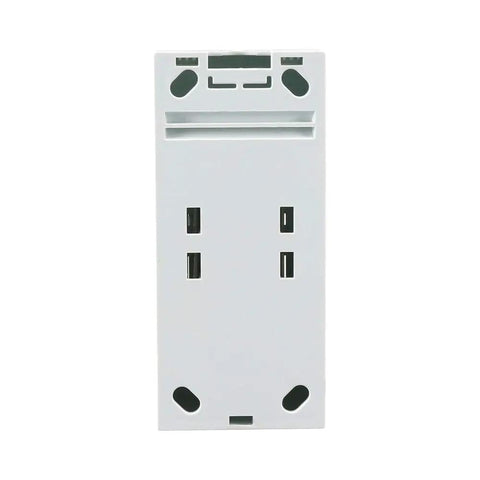 Front view of Door Release Push To Exit Button, Surface Mounted, Resettable NO/COM Switch For Access Control, 89mm By 40mm Panel.