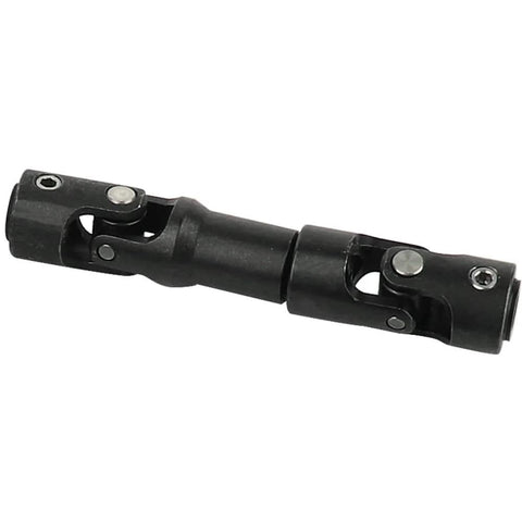 Hardened steel drive shaft for Beefed-Up All Metal Front Planetary Transmission with Prefixal Gearbox, black, for RC crawler upgrade.