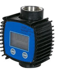 1 Inch Turbine Flow Meter For Water And Liquids High Accuracy Digital Display Flowmeter With 10 To 100 L Per Minute Range