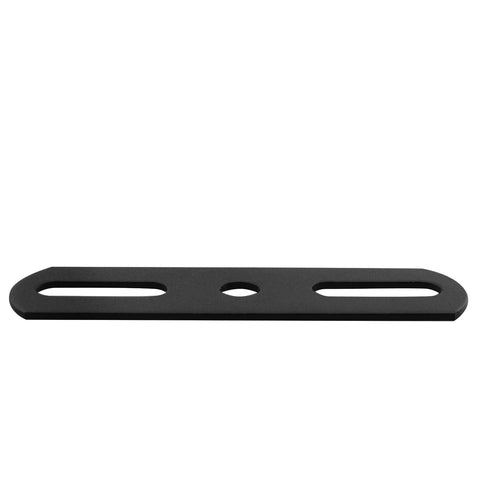 Heavy Duty Metal Steel Repair Bracket Connector Mending Plate with thickened iron construction and countersunk screw holes, front view.
