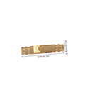 Hidden Brass Barrel Hinges For Jewelry Boxes And Cabinets, 25 Piece Concealed Cylinder Box Hinges, close-up with measurements