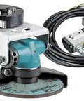 4 Inch Robotic Right Angle Depressed Center Wheel Grinder Kit With 1.3HP Motor And 13500 RPM Including Rotational Exhaust And 3/8-24 Spindle Thread designed for heavy-duty metal work.