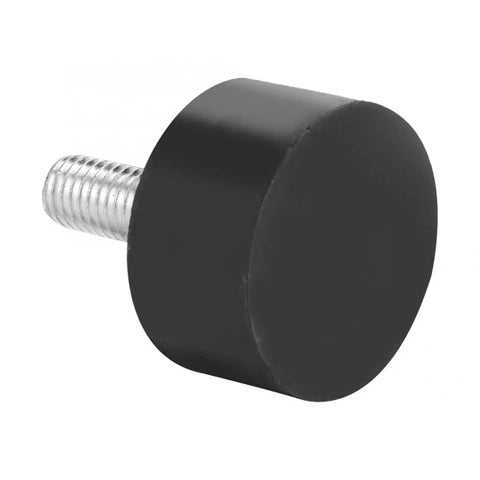 Badass Heavy Duty Rubber Vibration Isolator Mount featured in close-up, showcasing M8 x 23mm black rubber shock absorbing mount.