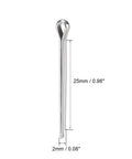 Durable 2mm By 25mm Heavy Duty Stainless Steel Split Cotter Pins Set With Two Prongs And Locking Clip For Automotive And DIY Projects 304
