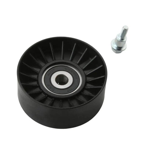 Top Notch Drive Belt Idler Pulley For GP1 250 E2 2006 Snowmobile, heavy duty black pulley with a bearing.