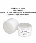 Two Pack Bike Tire Liners For Road And Mountain Bikes Puncture Proof Inner Tube Tire Protector for 700C Wheels, 25mm Width