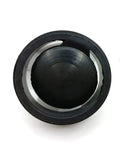Front view of Washer Check Valve Replacement For Samsung DC62-00299A Drain Pump Backflow Shield, black, easy installation.