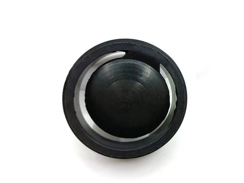 Front view of Washer Check Valve Replacement For Samsung DC62-00299A Drain Pump Backflow Shield, black, easy installation.